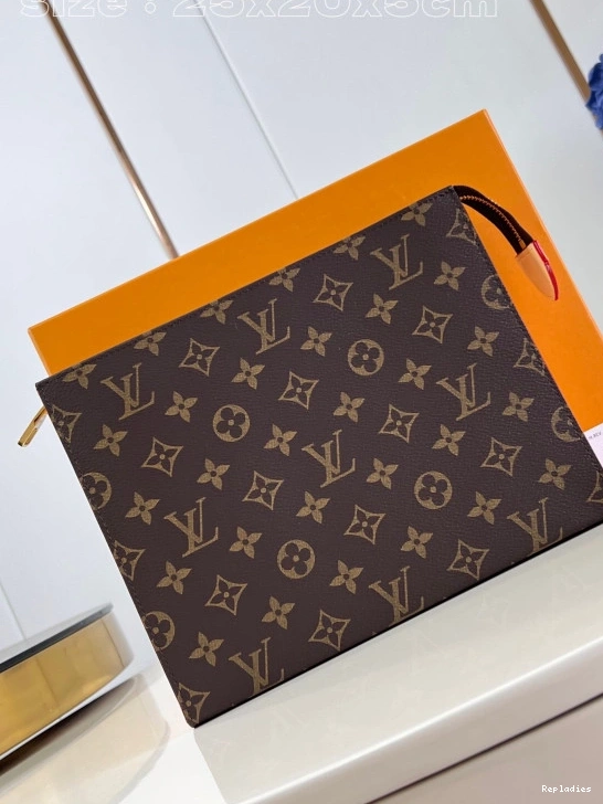 Repzbay Toilette-25*20*5.5cm VUITTON LOUIS Poche 0723